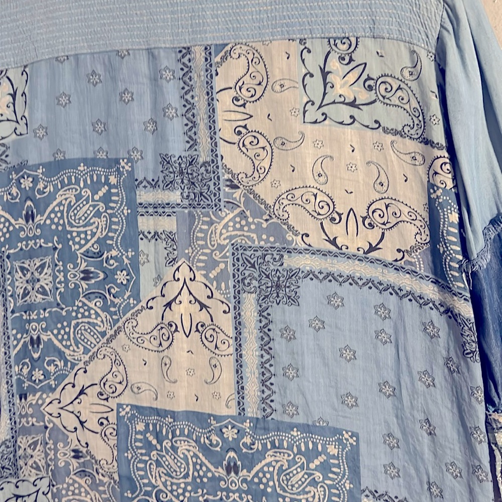 Johnny Was Button Down Top. Multi Color Pip To Pi… - image 7